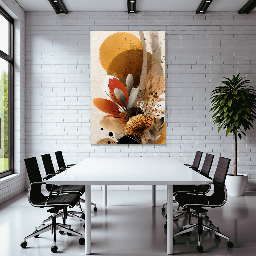 Abstrakte Digitale Kunst Natur In Spiel Der Farben Und Formen