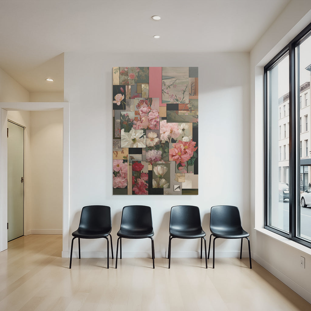 Blumen Collage Licht Farben Stil Peonien Flower Arrangements