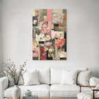 Blumen Collage Licht Farben Stil Peonien Flower Arrangements