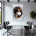 Natuerliche Elemente Kreative Anordnung Moderner Design Aesthetik