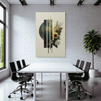 Nature Geometric Harmony Muted Tones Blossoms Foliage