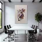Pressed Blumen Blatt Collage Digitale Texturen