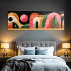 Abstrakte Illustration Bunte Geometrische Formen Moderne Grafikdesign