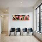Abstrakte Illustration Bunte Geometrische Formen Moderne Grafikdesign