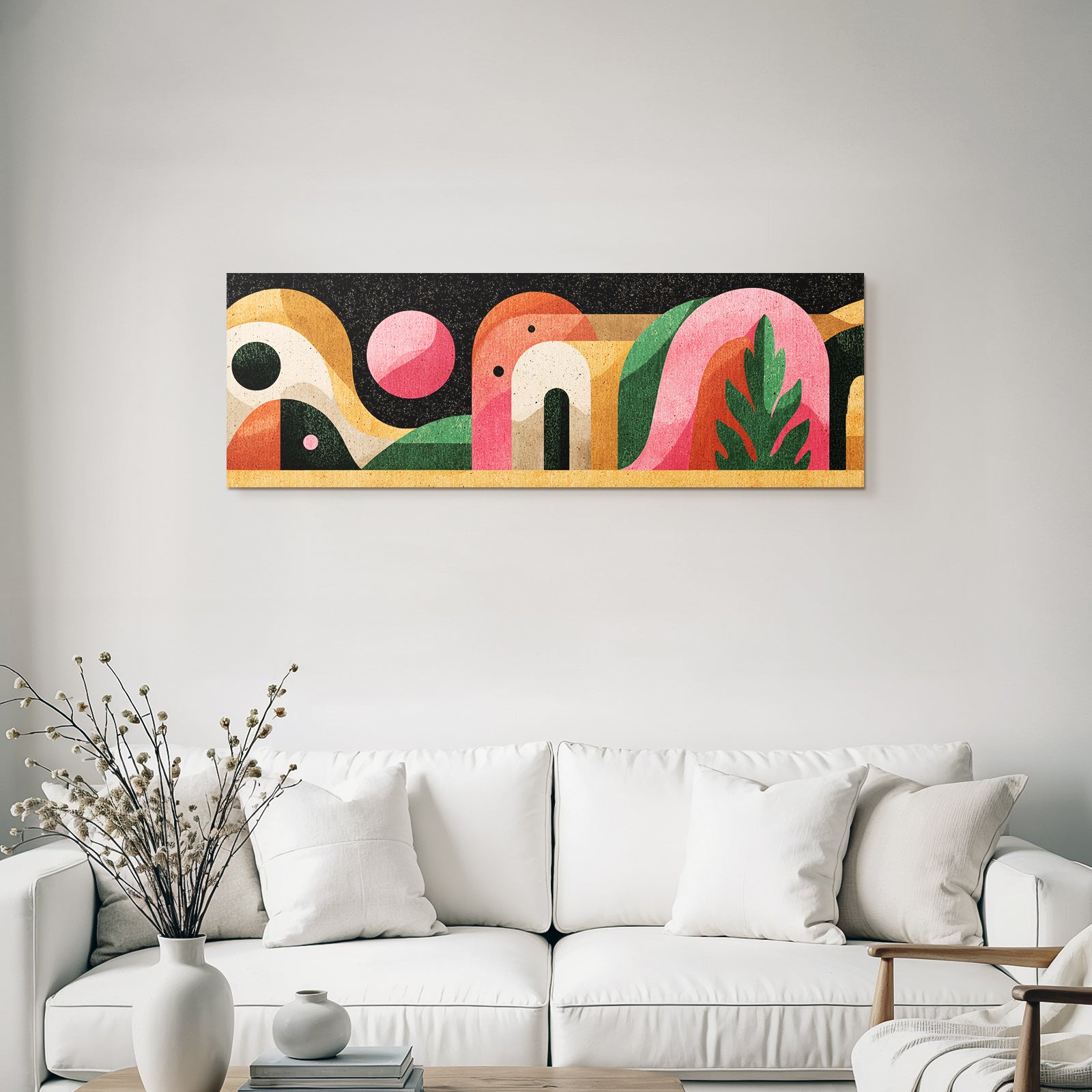 Abstrakte Illustration Bunte Geometrische Formen Moderne Grafikdesign