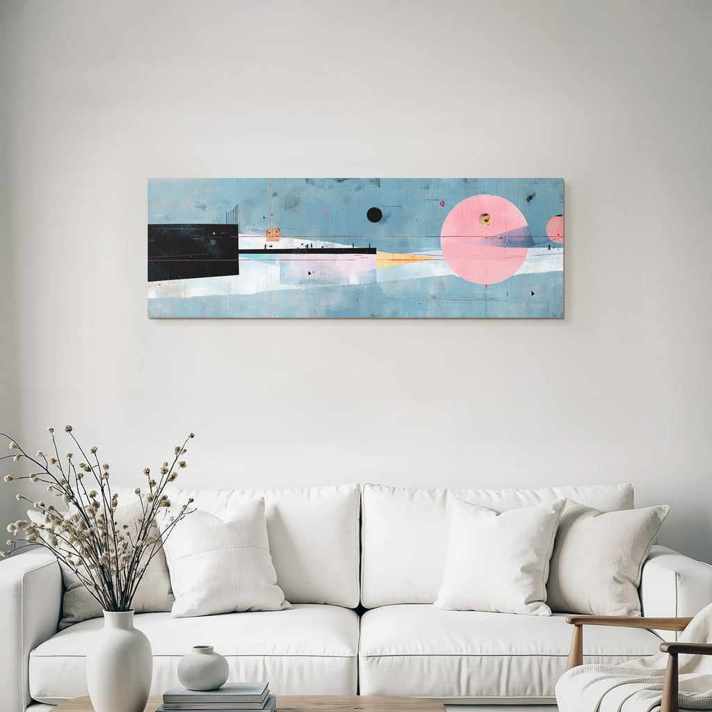 Abstrakte Minimalistische Gestaltung Mit Geometrischen Formen