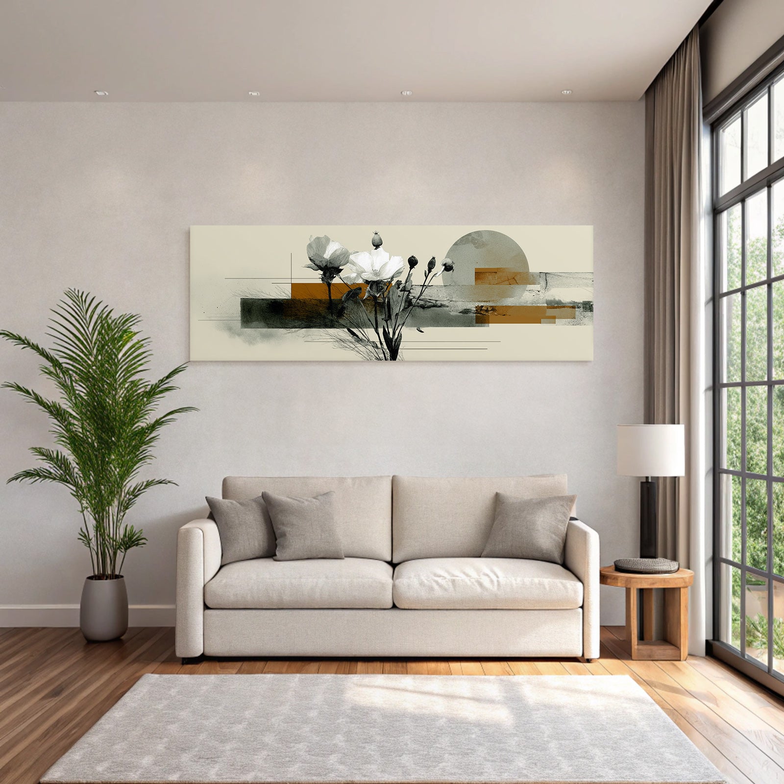 Blumen In Abstrakter Gestaltung Moderne Aesthetik