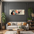 Blumen Und Abstrakte Formen Modernes Design