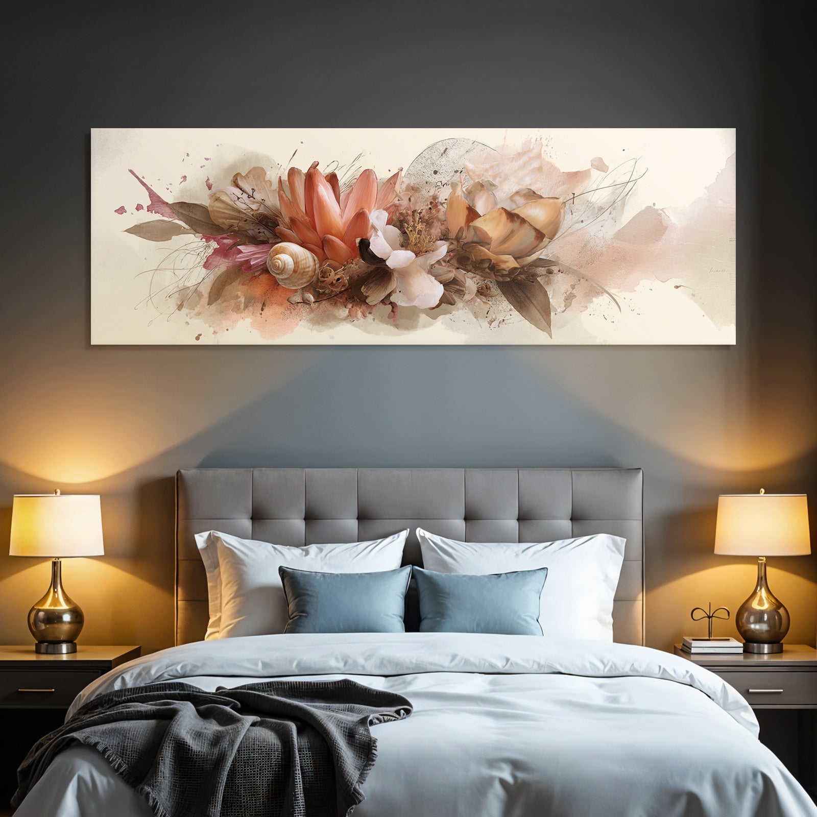 Blumen Und Natur Elemente Aquarellkunst