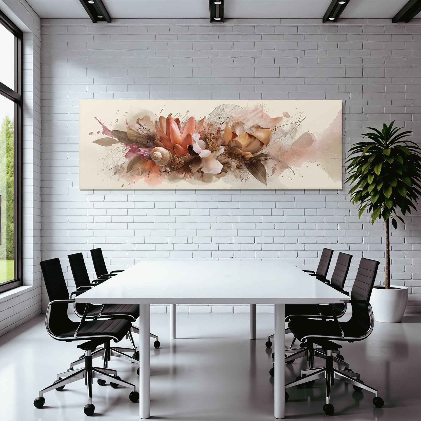 Blumen Und Natur Elemente Aquarellkunst