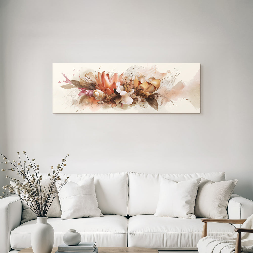 Blumen Und Natur Elemente Aquarellkunst