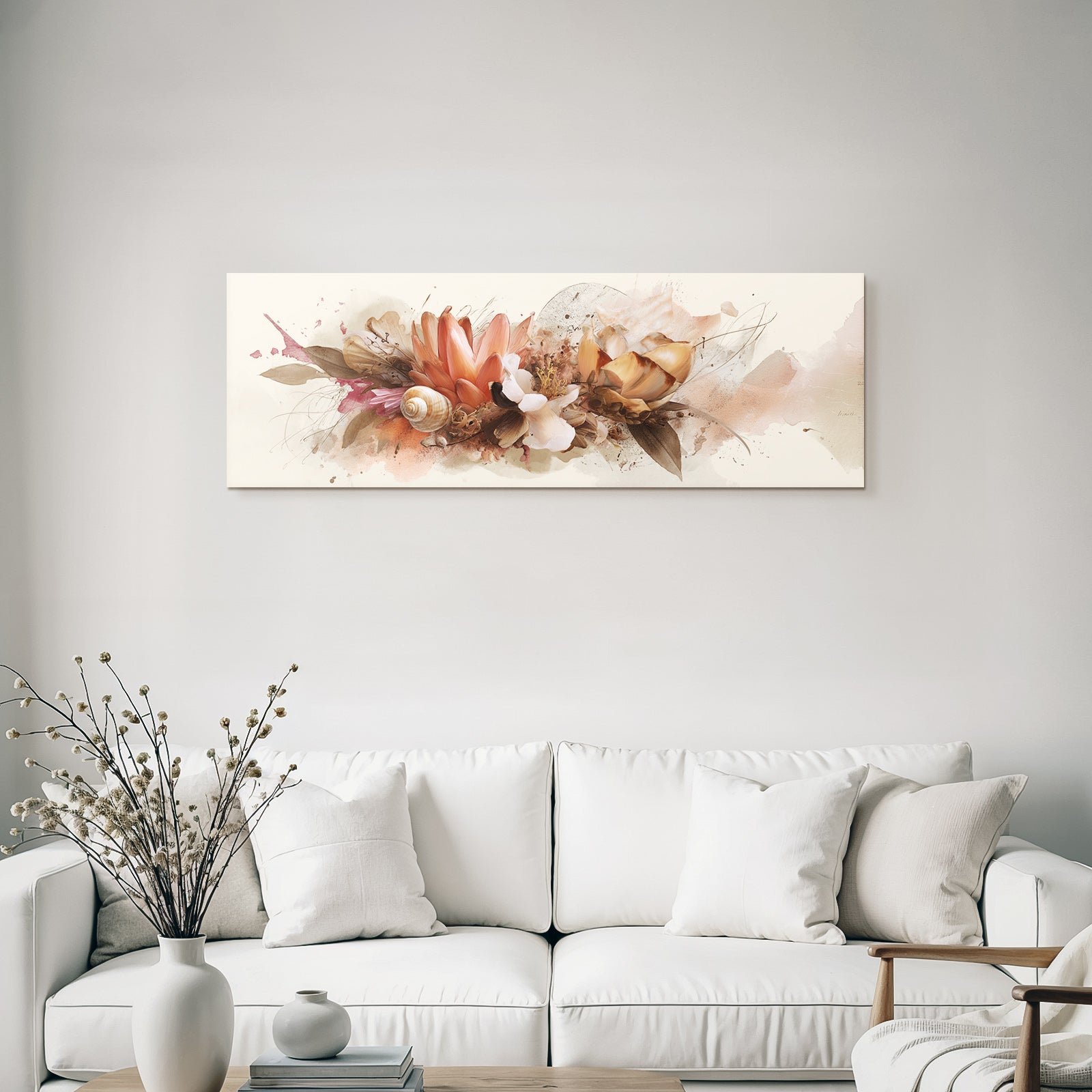 Blumen Und Natur Elemente Aquarellkunst