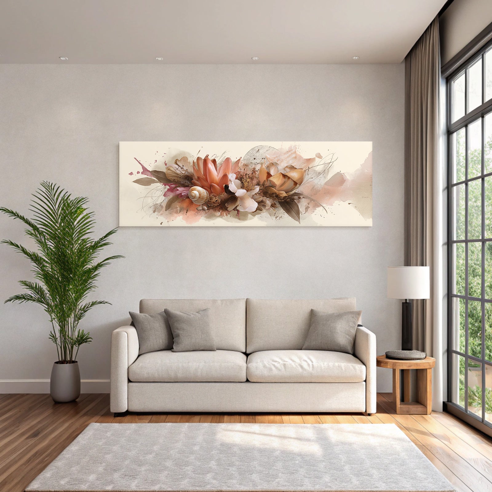 Blumen Und Natur Elemente Aquarellkunst