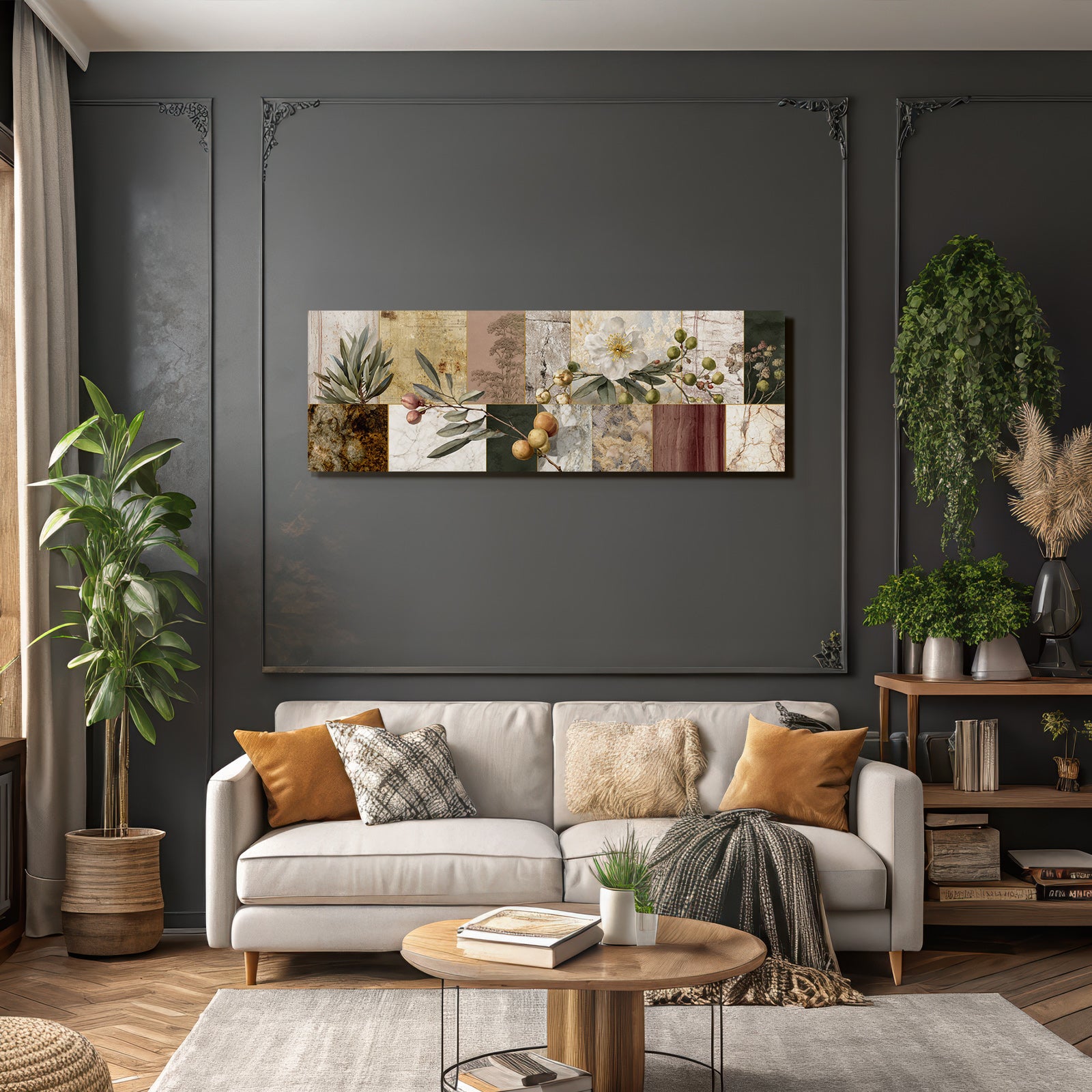 Botanische Collage Muster Texturen Farbe Natur Inspiration