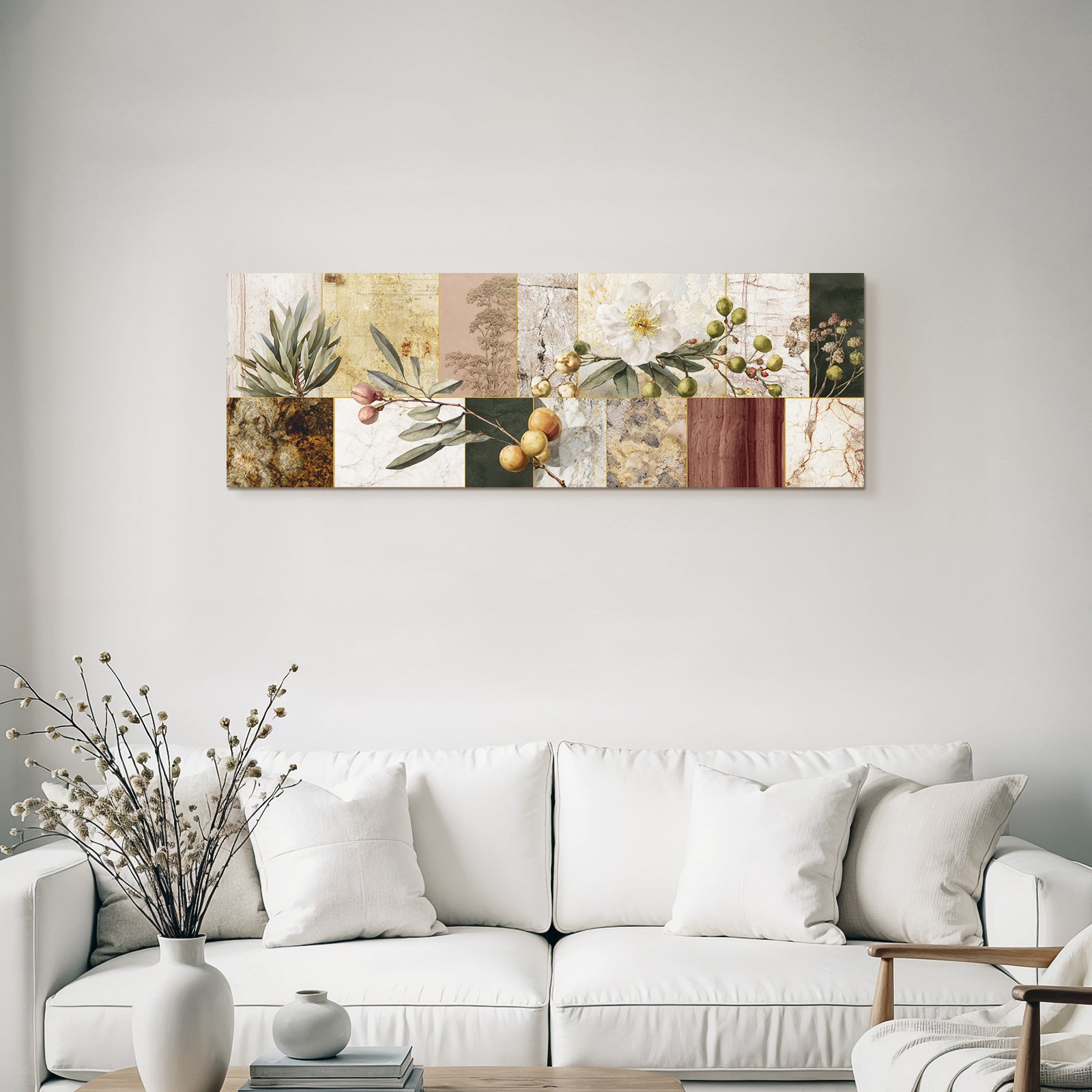 Botanische Collage Muster Texturen Farbe Natur Inspiration