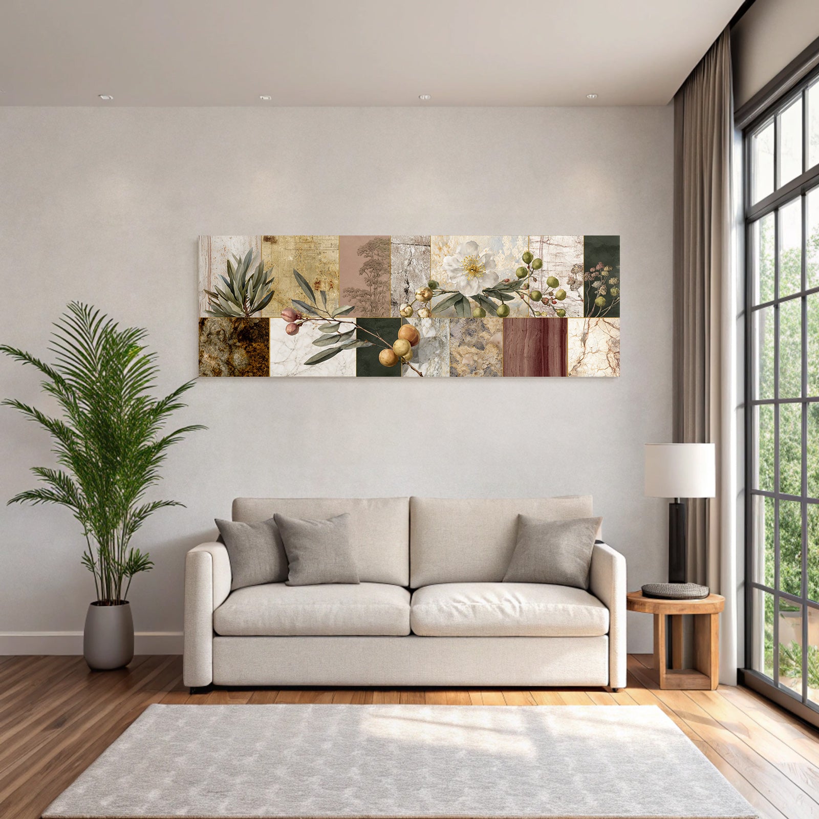 Botanische Collage Muster Texturen Farbe Natur Inspiration
