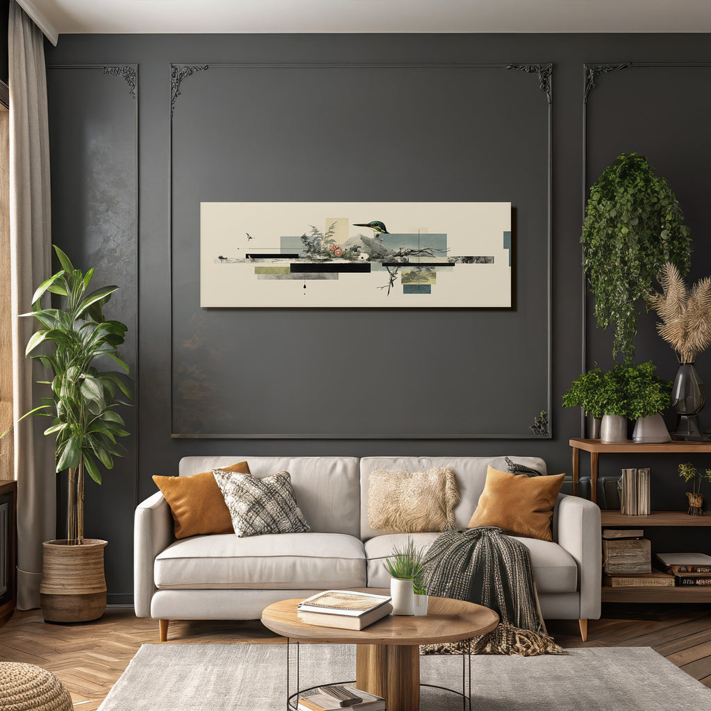 Digital Collage Natur Abstraktion Landschaft Fauna