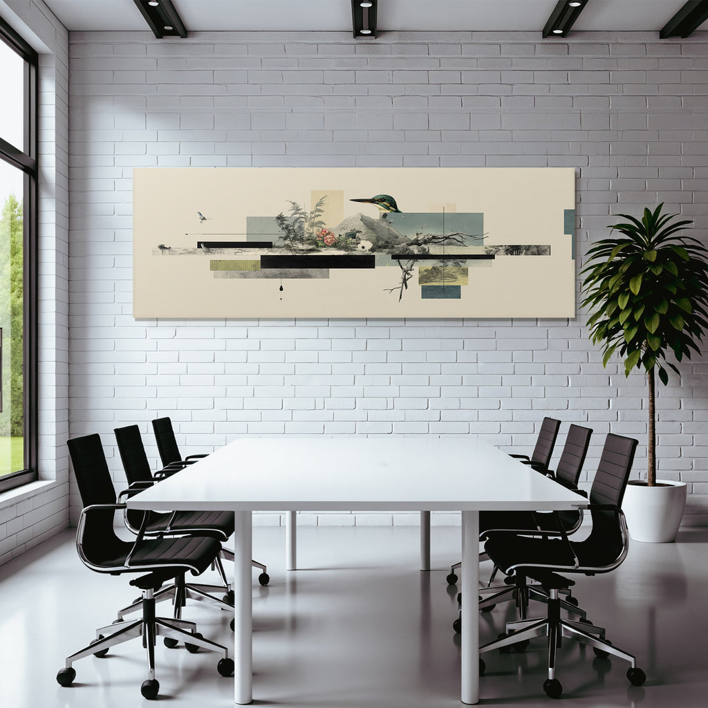 Digital Collage Natur Abstraktion Landschaft Fauna