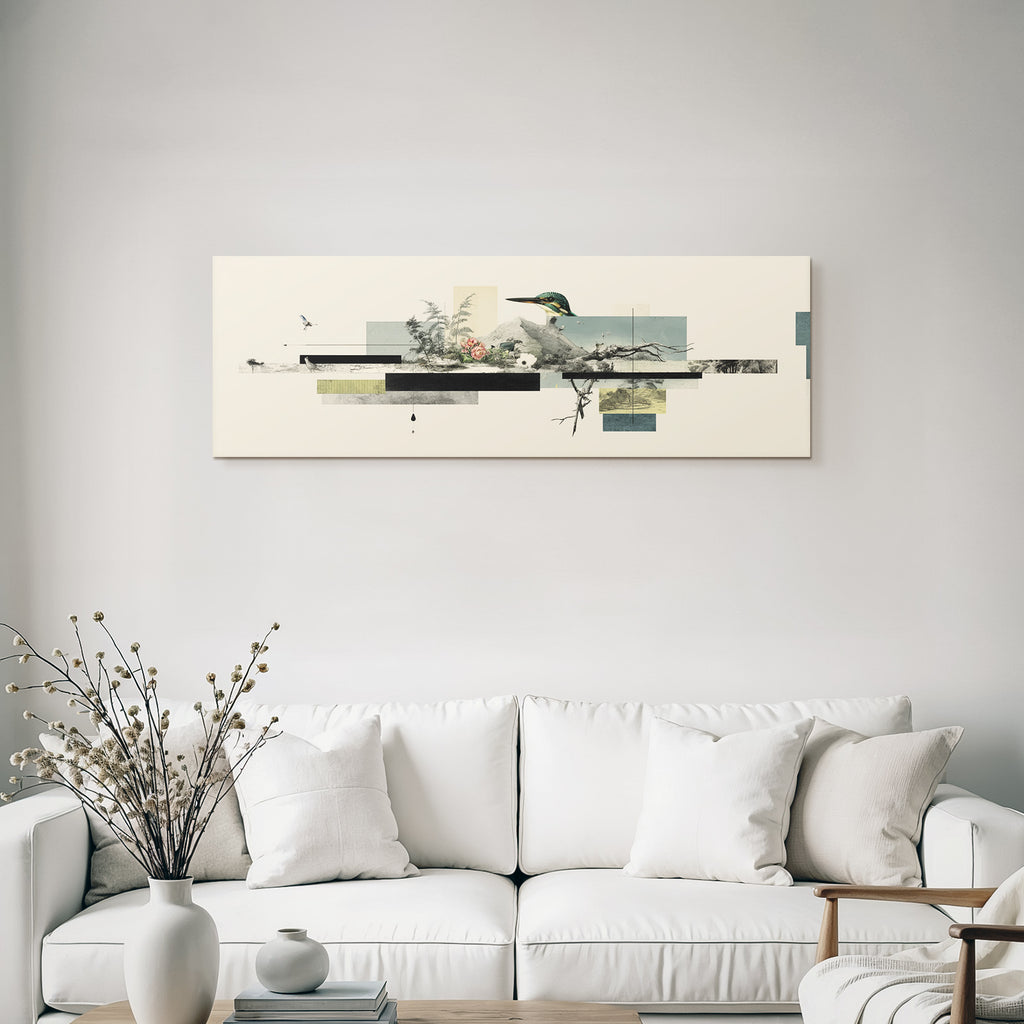 Digital Collage Natur Abstraktion Landschaft Fauna