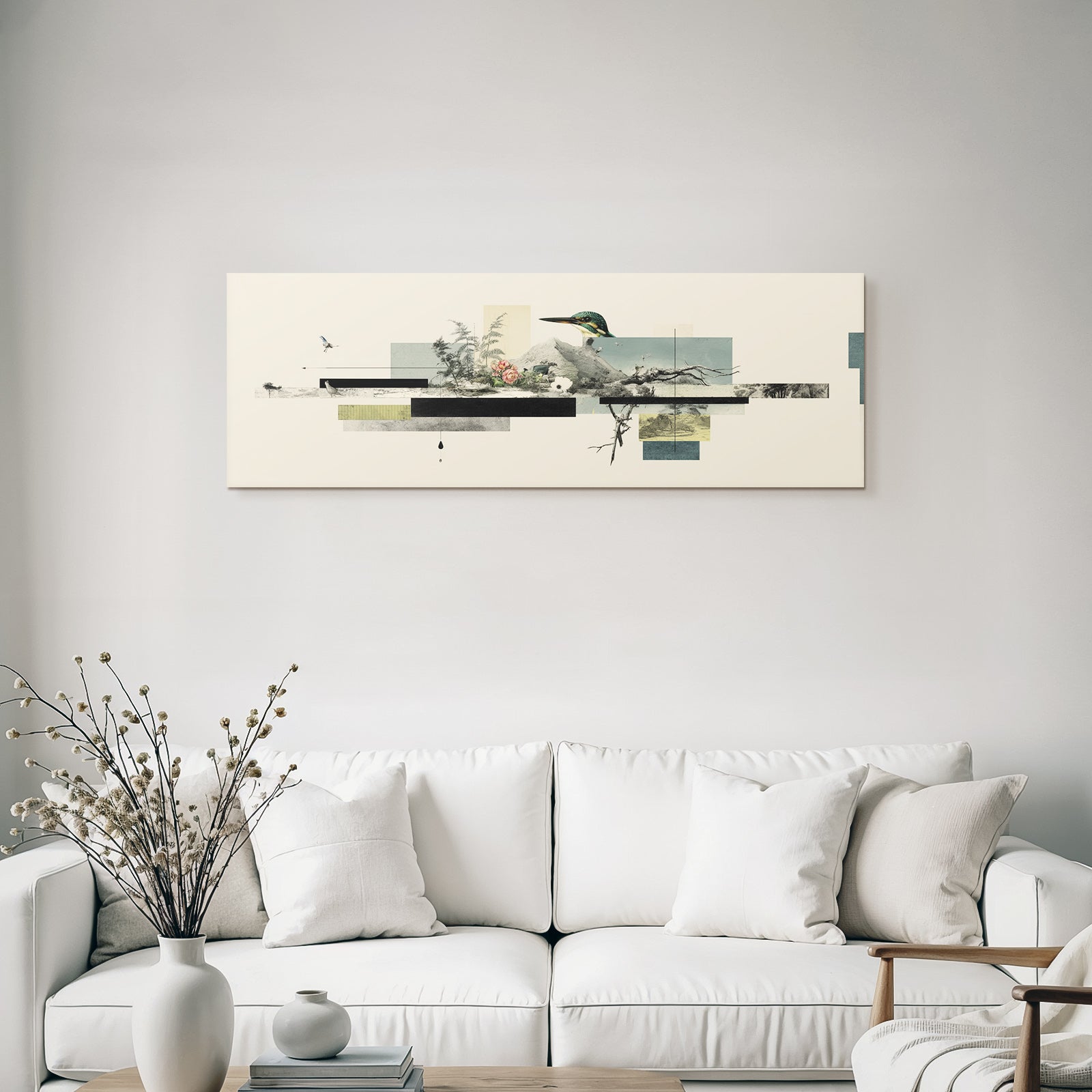 Digital Collage Natur Abstraktion Landschaft Fauna