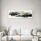Dramatische Landschaft Collage Mit Nebel Und Cliffs
