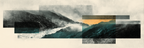 Dramatische Landschaft Collage Mit Nebel Und Cliffs | Collagen | Kunstgattungen