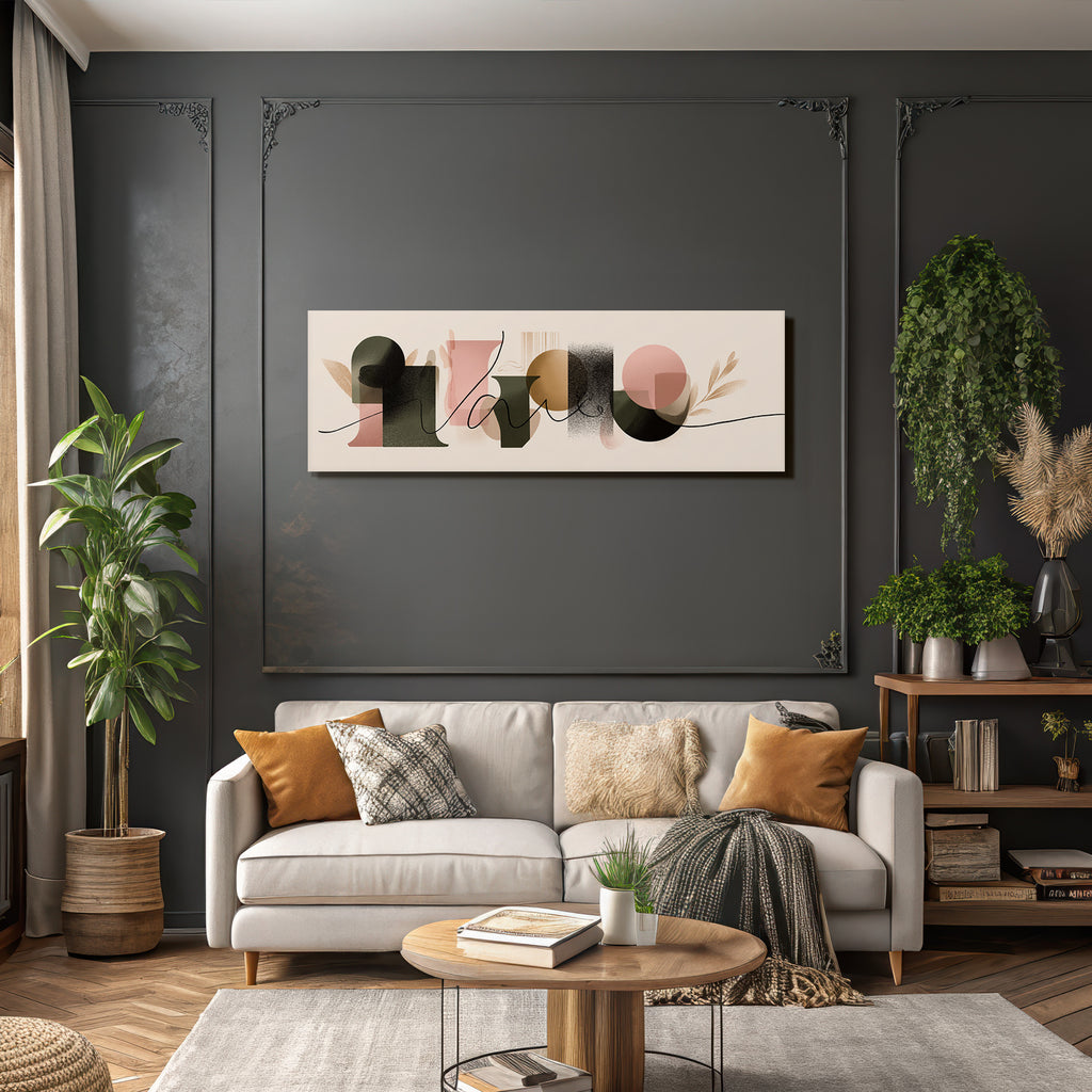 Moderne Abstracte Gestaltung Geometrische Formen Blatt Design
