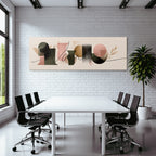 Moderne Abstracte Gestaltung Geometrische Formen Blatt Design