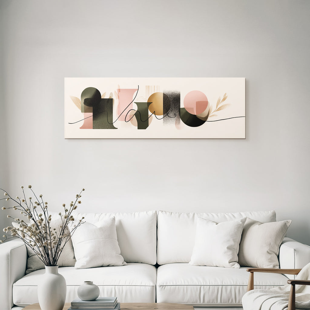 Moderne Abstracte Gestaltung Geometrische Formen Blatt Design