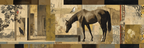 Pferd In Der Natur Kunst Collage | Collagen | Kunstgattungen