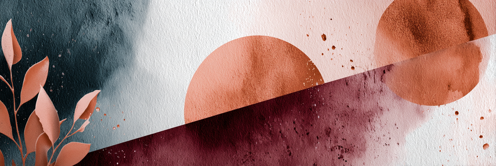 Sanfte Abstrakte Design Mit Erdtoenen Und Blattformen | Collagen | Kunstgattungen