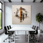 Abstrakte Architektur Graphikdesign Vintage Moderne Motive