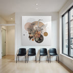 Heron Flora Geometric Design Moderne Kunst