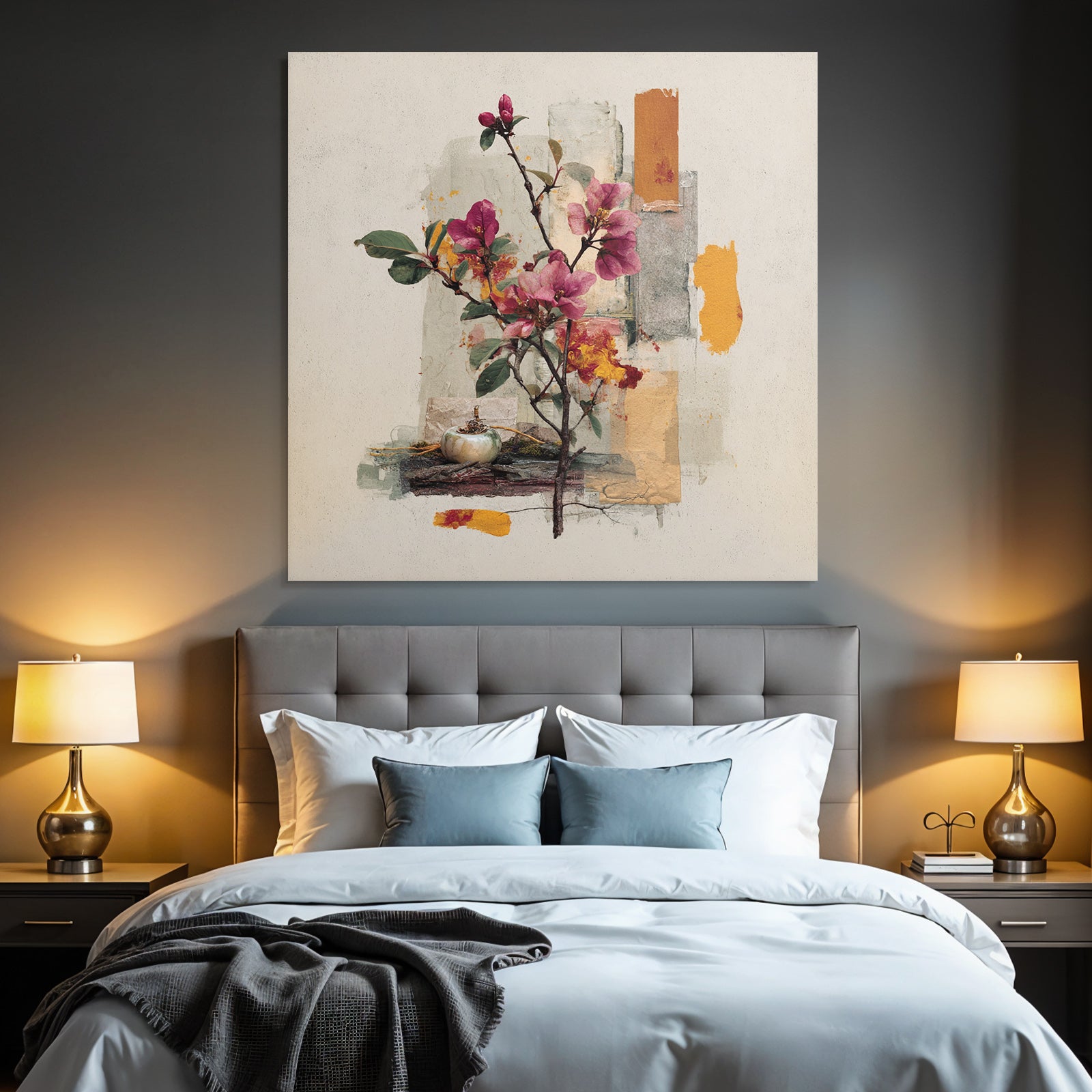 Zarte Blumen Und Abstrakte Aesthetik
