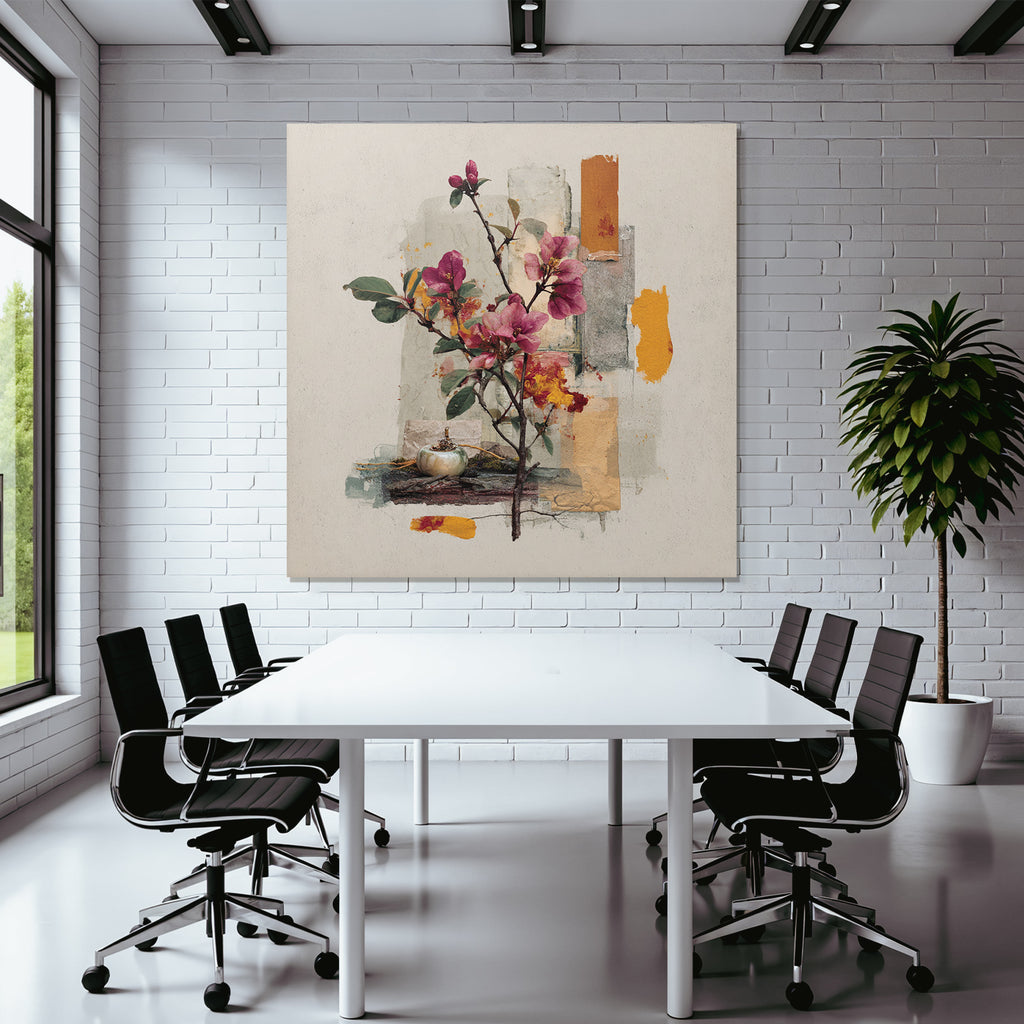 Zarte Blumen Und Abstrakte Aesthetik