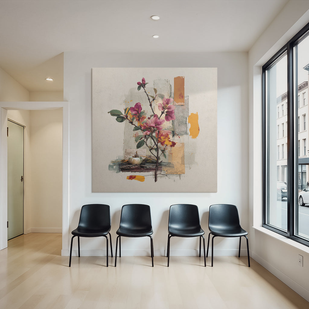 Zarte Blumen Und Abstrakte Aesthetik