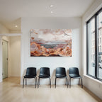 Natur Collage Kuestenlandschaft Gebrochene Wellen Schalen Coral Texturen
