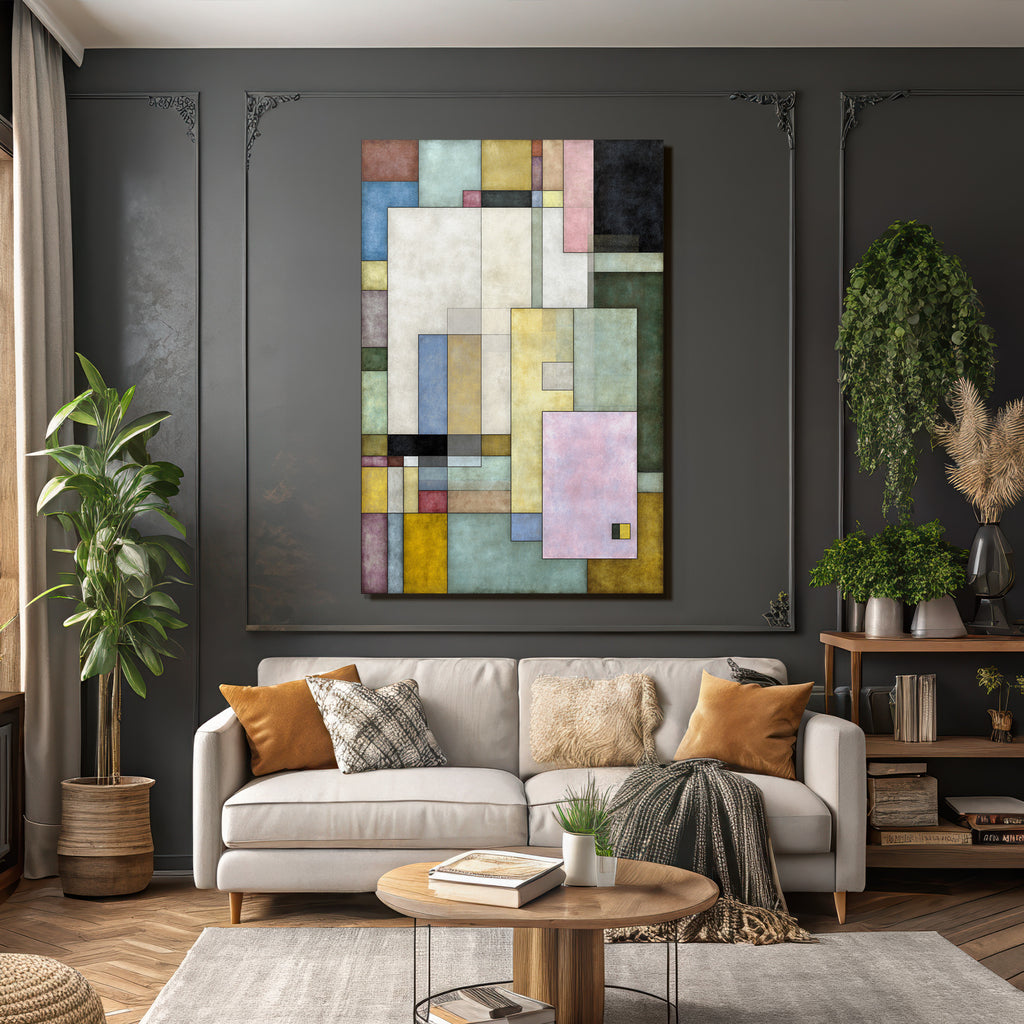Abstracte Geometrische Komposition Moderne Kunst