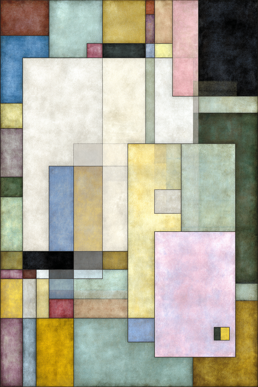 Abstracte Geometrische Komposition Moderne Kunst | Digital Art | Kunstgattungen