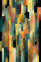 Abstractes Kunstwerk Mit Fragmentierten Formen Und Farben | Digital Art | Kunstgattungen