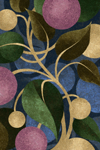 Abstrakte Design Bunte Kreisformen Blattmuster Moderne Kunst | Digital Art | Kunstgattungen