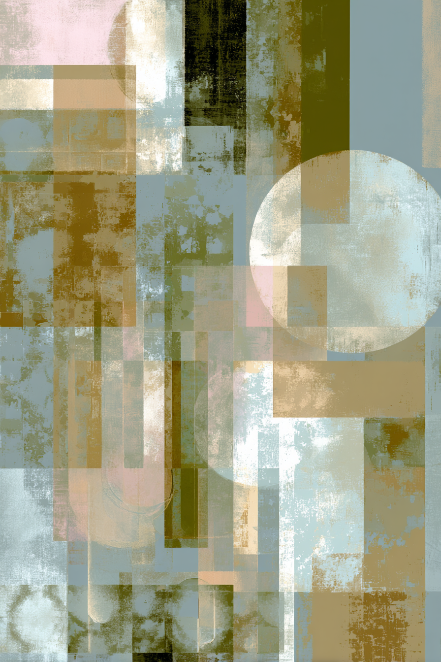 Abstrakte Zusammensetzung Geometrische Formen Moderne Kunst | Digital Art | Kunstgattungen