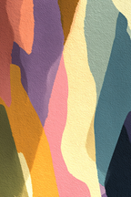 Abstraktes Design Fluessende Farben Rosa Orange Gruen Blau Lila | Digital Art | Kunstgattungen