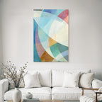 Abstract Design Geometric Shapes Colorful Pattern Texture