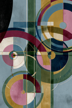 Moderne Abstrakte Design Geometrische Formen Mit Farbe | Digital Art | Kunstgattungen