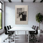 Pferd Kunst Geometrisch Modern Abstrakt