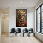 Vintage Aviator Mit Blumen Und Schmetterlingen Lederjacke Schleife