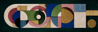 Abstrakte Geometrische Kunst Mit Verschiedenen Formen Und Farben | Digital Art | Kunstgattungen