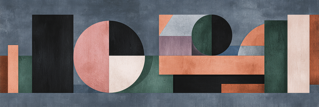 Abstrakte Kunst Geometrische Formen Moderner Stil | Digital Art | Kunstgattungen