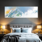 Berglandschaft Sonnenaufgang Artistische Darstellung